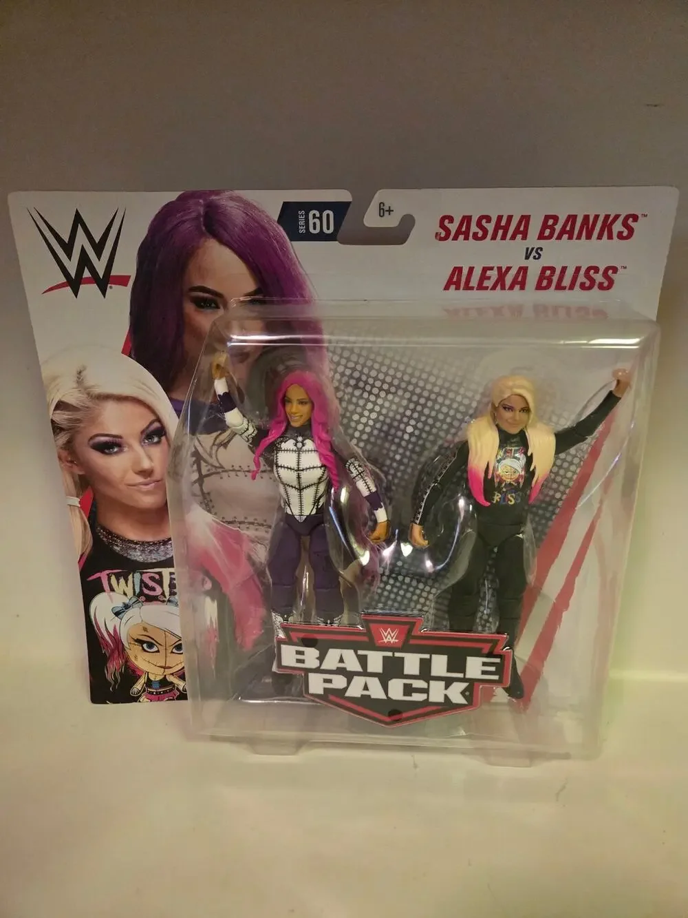 Sasha Banks vs Alexa Bliss WWE Battle Pack Series 60